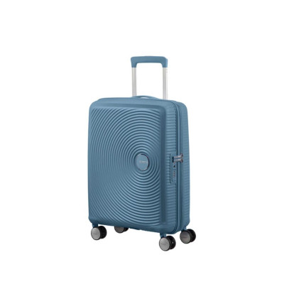 Trolley Rigido Cabina Soundbox American Tourister Stone Blue  Valigeria.it