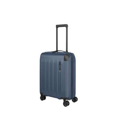 Trolley rigido 55cm 4 ruote cabina Travelite Dynamic Denim Blue