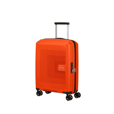 Trolley Rigido Espandibile Cabina Aerostep American Tourister Bright Orange  Valigeria.it
