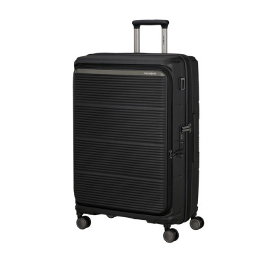 Trolley rigido 75cm 4 ruote grande espandibile apertra frontale Samsonite Paralux Black