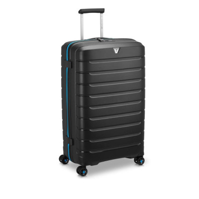 Trolley Rigido Grande Neon Butterfly Roncato Valigeria Nero  Valigeria.it