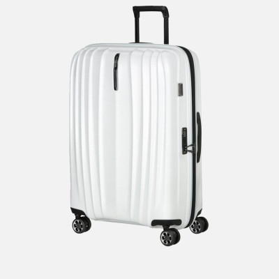Trolley rigido 76cm 4 ruote grande espandibile Samsonite Nexis Cotton White