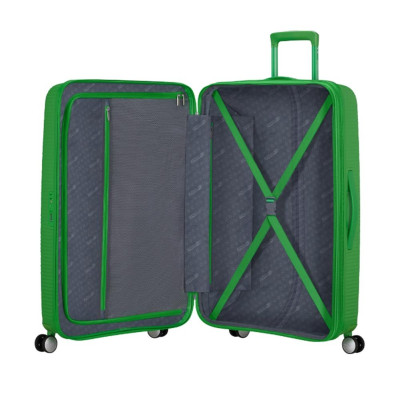 Trolley Rigido Grande Soundbox American Tourister Grass Green  Valigeria.it