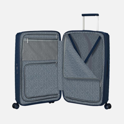 Trolley rigido 68cm 4 ruote medio espandibile American Tourister FastForward Navy Blue