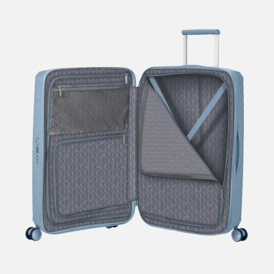 Trolley rigido 68cm 4 ruote medio espandibile American Tourister FastForward Steel Blue