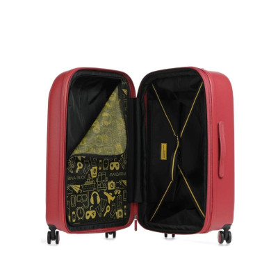 Trolley Rigido Medio Espandibile Mandarina Duck Mineral Red  Valigeria.it