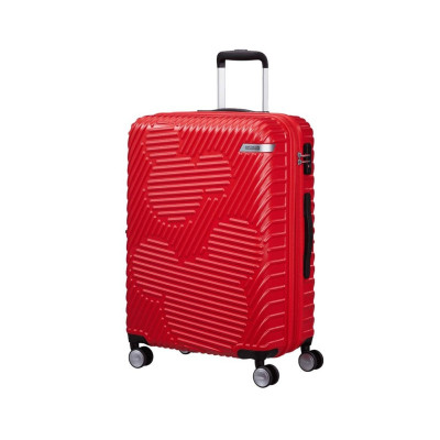 Trolley Rigido Medio Mickey Clouds American Toruister Red  Valigeria.it