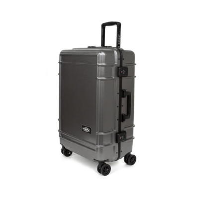 Trolley Rigido Medio Resist'r Case Eastpak EK0A5BJF4S11 Brushed Metal Valigeria-it