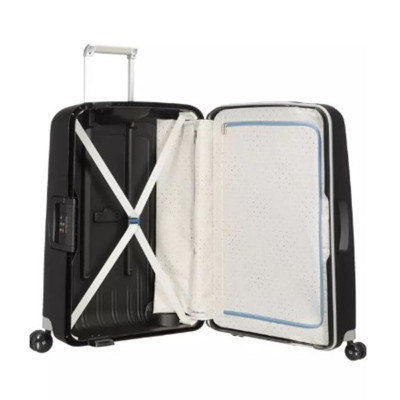 Trolley Rigido Medio S'cure Samsonite Black  Valigeria.it