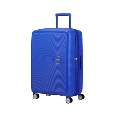 Trolley Rigido Medio Soundbox American Tourister Cobalt Blu  Valigeria.it