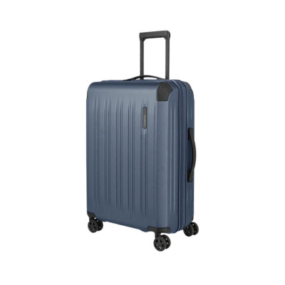 Trolley rigido 66cm 4 ruote espandibile medio Travelite Dynamic Denim Blue