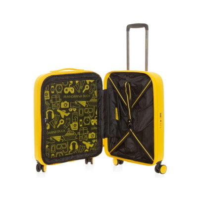 Trolley RigidoCabina Logoduck + Mandarina Duck Yellow  Valigeria.it