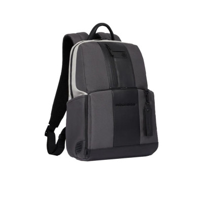 Zaino Business 14 Brief2 Piquadro GrigioNero  Valigeria.it