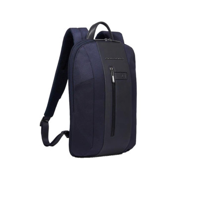 Zaino Business 14 Slim Espandibile Piquadro Blu  Valigeria.it