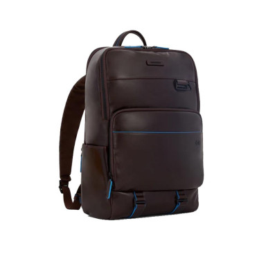 Zaino Business 15.6 Blue Square Piquadro Mogano  Valigeria.it