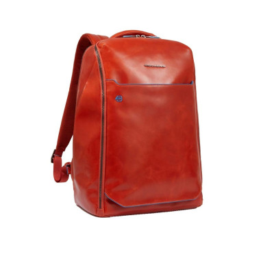 Zaino business porta computer 15.6 Piquadro Blue Square Cuoio4