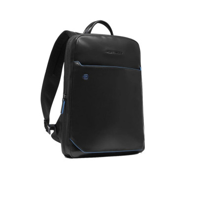 Zaino business espandibile porta computer 14.1 Piquadro Blue Square Nero