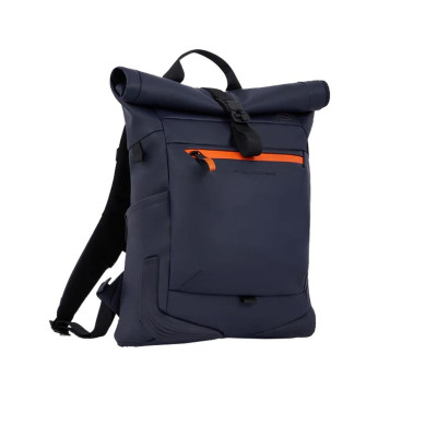 Zaino Business Porta Computer Roll-Top Piquadro Blu  Valigeria.it