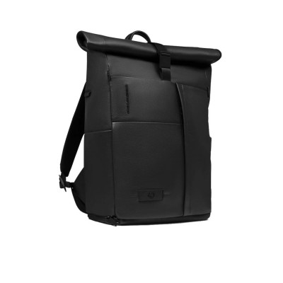 Zaino business roll-top porta computer Piquadro Nero