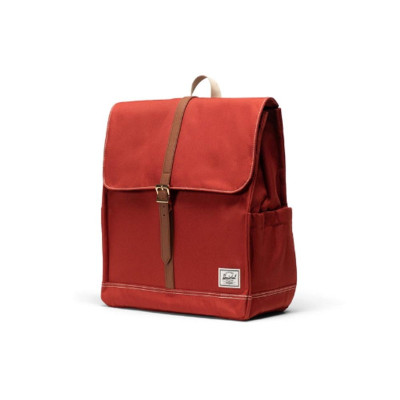 Zaino Classico 14.1 City Herschel Red OchreWhite Stitch  Valigeria.it