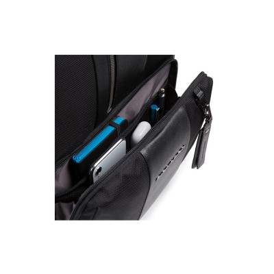 Zaino Porta Computer Brief Piquadro Nero  Valigeria.it