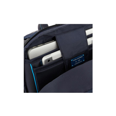 Zaino Porta Computer Revamp Piquadro Blu  Valigeria.it