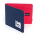 Portafoglio Uomo a Strappo | Herschel Rfid | 103630001802425-Navy/Red