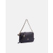 Borsa Donna Mini Shoulder Bag Convertibile con doppia bandoliera Velvet Cuoieria Fiorentina Nero Valigeria.it