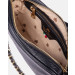 Borsa Donna Mini Shoulder Bag Convertibile con doppia bandoliera Velvet Cuoieria Fiorentina Nero Valigeria.it
