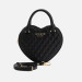 Borsa donna a mano con tracolla Guess Atabey Heart Black Valigeria-it