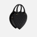 Borsa donna a mano con tracolla Guess Atabey Heart Black Valigeria-it