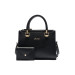 Borsa donna due manici con tracolla Manh Liu Jo AA5163E0058S22222-Nero Valigeria-it