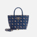 Borsa donna due manici Guess Emilie Logo Navy Logo Valigeria-it 