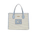 Borsa Donna Due Manici Guess Natural  Light Denim  Valigeria.it