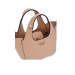 Borsa donna due manici Helina Mini Guess HWBG9640750-Beige Valigeria-it 