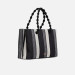 Borsa donna due manici media Twinset Mu. Nero Grigio Chiaro  Valigeria-it