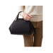 Borsa donna due manici medio Borbonese Dark Black Valigeria-it 