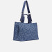 Borsa donna due manici quadrata Liu Jo Denim Blue Valigeria-it