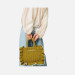 Borsa donna due manici Twinset Bic Avocado OilDusty Sky Valigeria-it