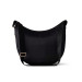 Borsa donna sacca luna media Borbonese Dark Black Valigeria-it