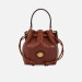Borsa donna secchiello piccola The Bridge Fedora Marrone-oro Valigeria-it