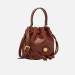 Borsa donna secchiello piccola The Bridge Fedora Marrone-oro Valigeria-it