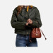 Borsa donna secchiello piccola The Bridge Fedora Marrone-oro Valigeria-it