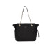 Borsa donna shopping con patta Eco Rianee Guess HWEQG954122-Black Valigeria-it