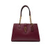 Borsa donna shopping Guess Square G Lux Carryall Merlot Valigeria-it