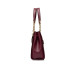 Borsa donna shopping Guess Square G Lux Carryall Merlot Valigeria-it