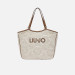Borsa donna shopping Liu Jo Ferielle Cream Valigeria-it
