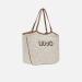 Borsa donna shopping Liu Jo Ferielle Cream Valigeria-it