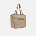 Borsa donna shopping Liu Jo Ferielle Naturale Valigeria-it