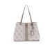 Borsa donna shopping media Guess Ernia Dark Taupe Valigeria-it 